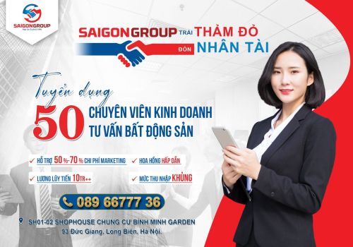 SÀI GÒN GROUP MIỀN BẮC -TUYỂN DỤNG – TẠI LONG BIÊN